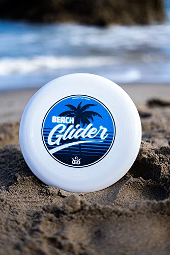 Dynamic Discs Beach Glider Flying Disc, Catch and Throw Frisbee Discs Golf, Predictable Flight Pattern, 175g+, White - color: White