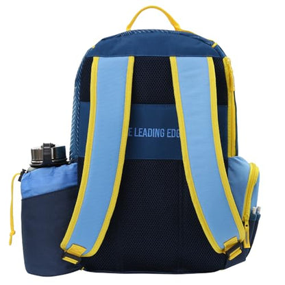 MVP Disc Sports Shuttle Disc Golf Backpack Bag (Choose Your Style and Color) - color: Light Cobalt/Midnight Blue, style: With Velcro Side Panel