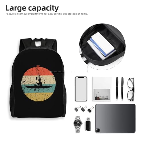 Kayaks Backpacks For Men Women Book Bag Travel Hiking Camping Work Lightweight - color: Ye19