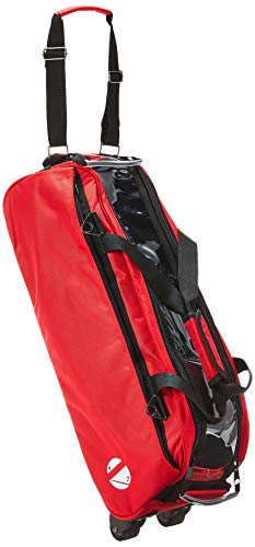 Vise Three Ball Tote Roller Bowling Bag - color: Red