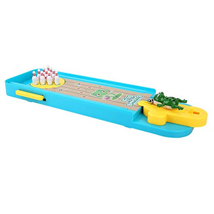 Entertainment Table Bowling Toys Mini Desktop Bowling Game Set Suitable for Children Adults Office Stress Relief Lightweight Portable Plastic Pictured As Picture