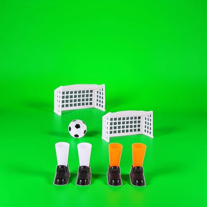 1 Set Finger Soccer Game Finger Footballs Match Funny Finger Table Game Set with Two Goals for Fans Club Party