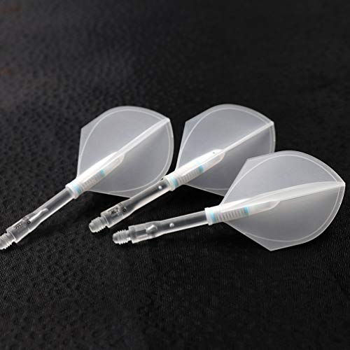 CUESOUL TERO AK4 Dart Flight Standard Shape/Shield Shape/Diamond Shape - color: Shield shape-Transparent