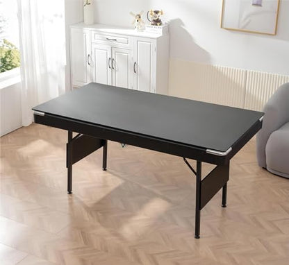 3 in 1 Multi Game Table,Convertible Pool Table, Table Tennis & Board Game Center, with Easy Assembly, Durable Kid-Safe Design, for Family Game Night & Indoor Entertainment