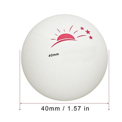 Vbest life Ping Pong Balls with Box, 60 Pcs 3-Star Table Tennis Ball Ping Pong Balls for Competition Training Entertainment - color: White