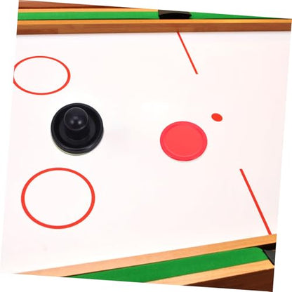 8pcs Air Hockey Pushers Air Hockey Replacement Parts for Adults Kids Handles Paddles Goal Child Desktop