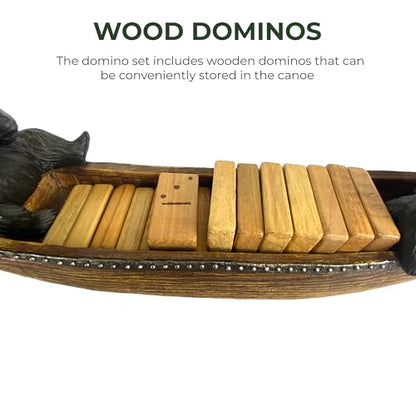 Rivers Edge Products Canoe Dominos Set, 10", 2-10 Players