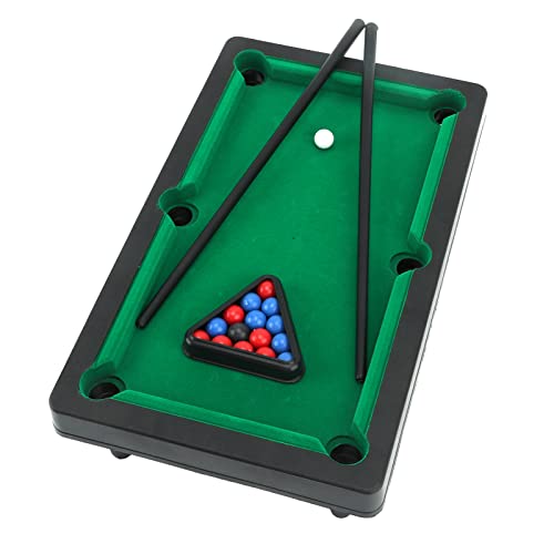 Garosa Mini Pool Table, Plastic Interactive Simulation Tabletop Game Set for Kids, Fun Billiard Game, Engages Creativity, Perfect for Desktop Play