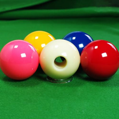 Mikinona Billiard Exercising Ball Pool Cue Ball 16mm Inner Hole for Small Tip Cue Stick Practice at Home