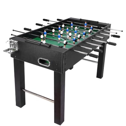 47Inch Large Size Foosball Table for Adults Competition Full Size Soccer Game Table Football Arcade Heavy-Duty Playing Machine for Indoor Game Room