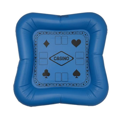 Inflatable Floating Game Table for Pool – Waterproof with Playing Cards