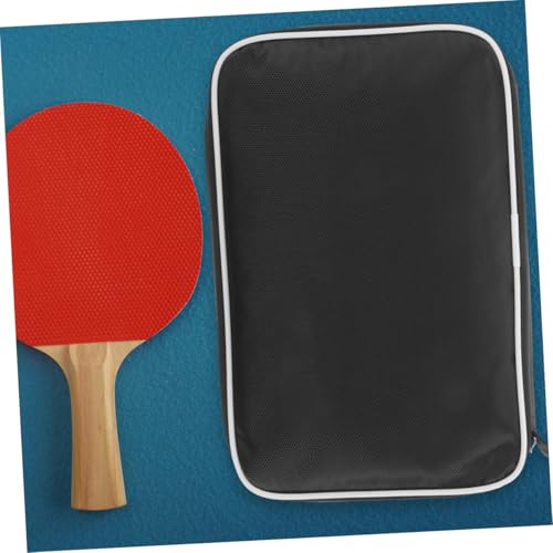 ORFOFE Compact Table Tennis Paddle Bag Multi-function Sports Storage Case with Bat Fixing Design Lightweight for Portable Table Tennis Racket Protection