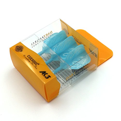 CUESOUL ROST Integrated Dart Shaft and Dart Flight Standard/Slim/Diamond/Big Wing/Tear/Diamond - color: 28mm-Big Wing Shape-Blue Dragon