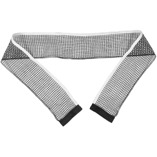 Portable Table Tennis Net Polyester-Cotton Lightweight Foldable Mesh Replacement for Indoor Outdoor Training and Recreational Game Use