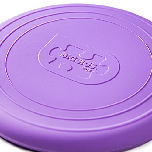 Bigjigs Toys Frisbee Flying Disc (Lavender Purple) - Silicone Frisbee for Kids, Quality Flying Saucers, Beach Toys & Garden Toys, Holiday Toys for Toddlers - color: Lavender Purple