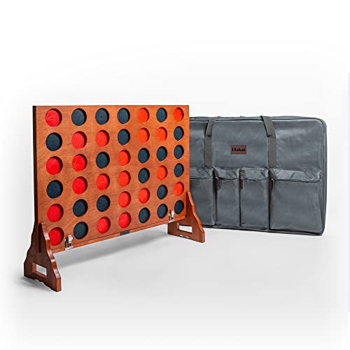 Elakai Outdoor Games for Adults and Family Beach Backyard Camping Giant 4 in a Row