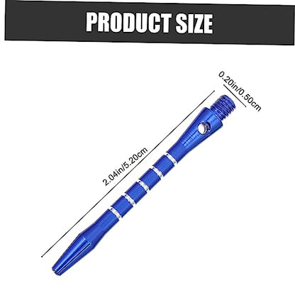 Garneck 1set Aluminum Alloy Dart Shafts Lightweight Metal Dart Rods and Easy to Install for Enhanced Control