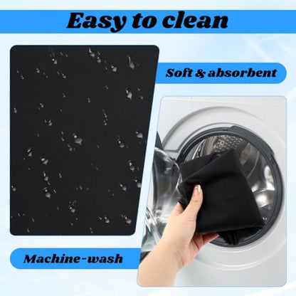 3Pcs Washable Bowling Ball Polisher Bags,Microfiber Bowling Seesaw Bag with Towel,Bowlings Polisher Bag,Carrier Ball Cleaner Holder Bag Bowlings Cleaner for Bowlers 21 * 13”