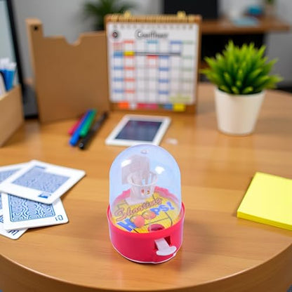 Mini Finger Basketball Shooting Game, Basketball Party Favors, Mini Handheld Desktop Table Basketball Game for Development Educational for Reduce Stress Killing Time Basketball Games