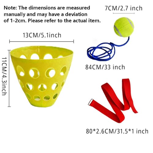 Swing Ball Game - Catch Cup | Funny Family Party Game | Swing Bucket Ball Catching Toy For Wedding Birthday Christmas Graduation Beach Yard Outdoor Indoor Fun Activity - color: Yellow