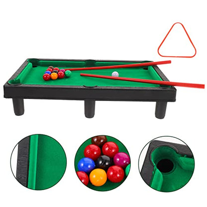 Abaodam Mini Billiard Table Game Toy Desktop Mini Pool Table for Boys and Girls Interactive Game for Adults Boy Girl