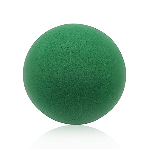 7-Inch Uncoated High Density Foam Ball - for Over 3 Years Old Kids Foam Sports Balls - Soft and Bouncy, Lightweight and Easy to Grasp Foam Silent Balls are Safe for Younger Children - color: blue-green