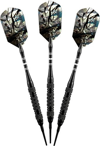 Viper Black Magic Soft Tip Darts, 18 Grams - style: Medium Knurling
