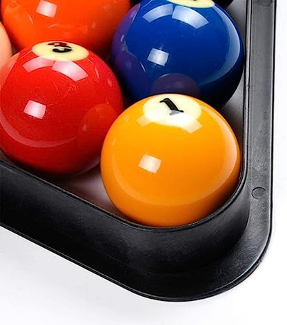 Pool Table Triangle，9-Ball Diamond Rack ，Hardwood Diamond,Pool Triangles Suitable for 2-1/4 Size Balls