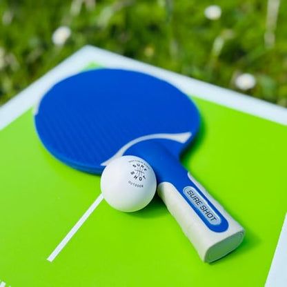 Sure Shot Matthew Syed Outdoor Table Tennis Bat, Blue, One Size