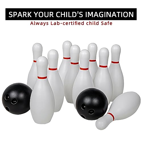 Kids Bowling Set, Bowling for Kids 2-5, Toddler Plastic Bowling pins Toys, Family Indoor Sports Games, Parent Child Interaction/Preferred for Birthday Parties