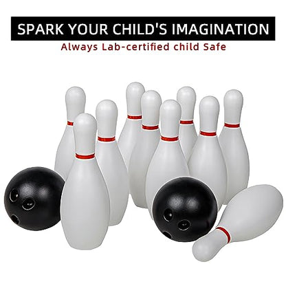 Kids Bowling Set, Bowling for Kids 2-5, Toddler Plastic Bowling pins Toys, Family Indoor Sports Games, Parent Child Interaction/Preferred for Birthday Parties