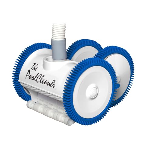 Hayward Pool Vacuum for Inground Pools Poolvergnuegen Suction Pool Cleaner (4 Wheel) Automatic Vacuum for In-Ground Pools up to 20 x 40 ft - style: 4-Wheel