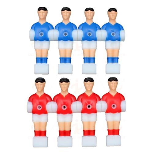kowaku 6-Pack Desktop Foosball Figures Set, Sports Table Accessories for Children, Mini Soccer Player