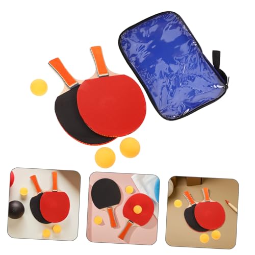 Professional Table Tennis Training Set Indoor Outdoor Racket Paddle Ball Kit with Ergonomic Poplar Wood Grip and Precision Surface for Beginners and Athletes