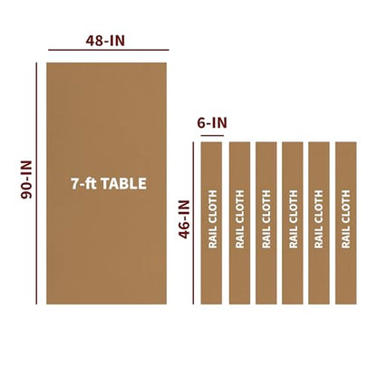 Championship Saturn II Billiards Cloth Pool Table Felt - color: Camel, size: 7-Feet
