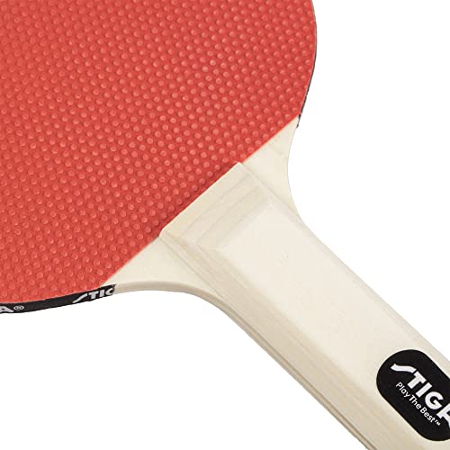 STIGA Beginner Ping Pong Paddles - Recreational to Performance Table Tennis Rackets Ages and Skill Levels - Multiple Styles + Performance Levels Available - style: Hardbat