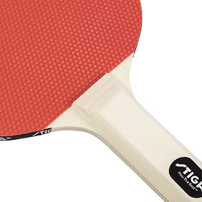 STIGA Beginner Ping Pong Paddles - Recreational to Performance Table Tennis Rackets Ages and Skill Levels - Multiple Styles + Performance Levels Available - style: Hardbat