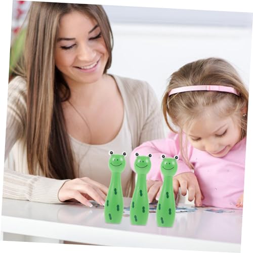 POPETPOP 1Set Cartoon Bowling Adorable Bowling with Cartoon Pins Fun Indoor Sports Game for for Young