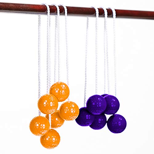 Franklin Sports Replacement Ladderball Bolas - color: Purple/Orange, size: One Size