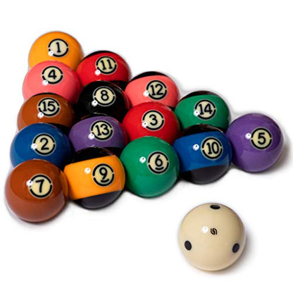 Aramith Tournament Black TV Billiard Pool Ball Set 2 1/4"