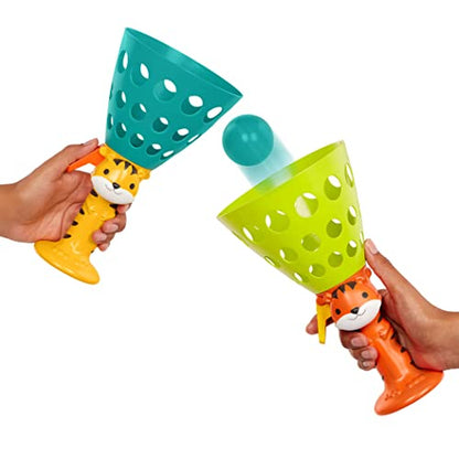 B. toys – Pop & Catch Game – 2 Launchers & 4 Balls – Ball Games for Kids – Outdoor Activity – 3+ Years– Pop 'n' Launch - style: Pop n Launch