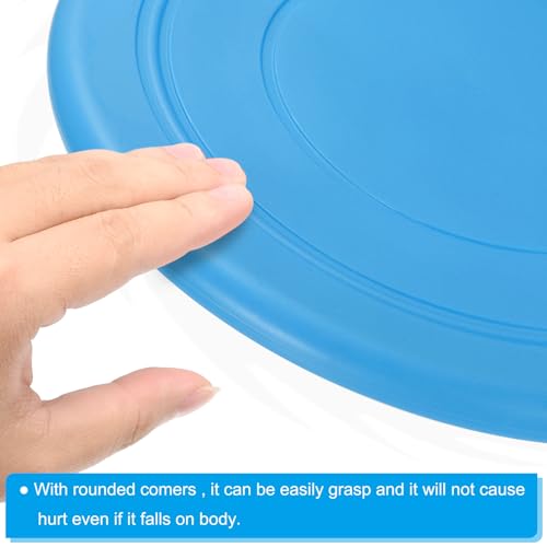 PATIKIL Flying Disc, Flying Discs Soft Waterproof for Adults Dog Playing Sport Game - color: Blue