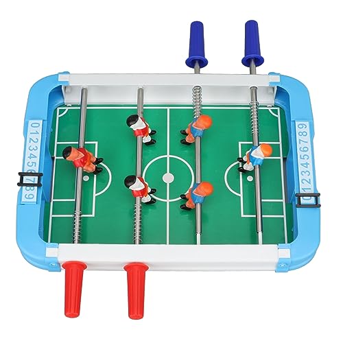 Mini Foosball Table, 10.2x7.3x2in Desktop Football Soccer Game, Parties Entertainment, Rounded Edges with Stable Grip for Kids Adults, Easy to Store