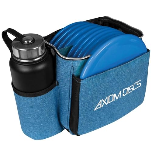 Axiom Discs Cell Disc Golf Starter Bag (Choose Your Favorite Color) - color: Heather Blue