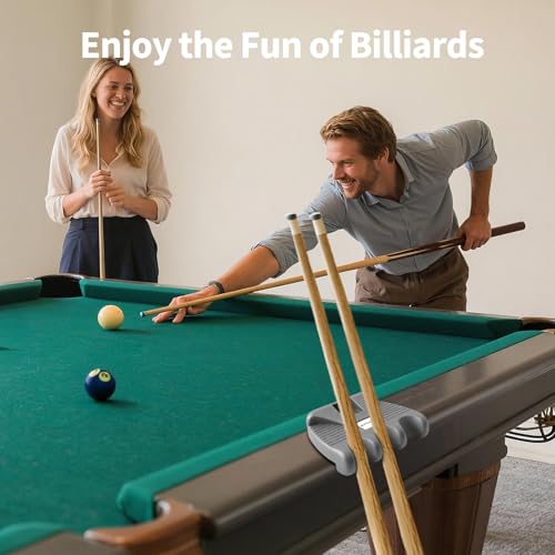 Cue Stick Holder, Portable Weighted Billiard Cue Rack with Chalk Holder, Pool Cue Holder Grey (3 Holes) - style: 3 Holes-Grey
