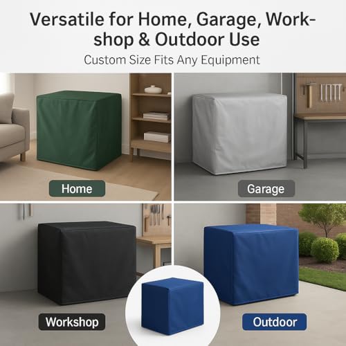 Custom Fit Equipment Dust Protection Cover Made to Measure Protective Cover with Personalized Text or Logo for Furniture & Equipment - color: Equipment Dust Protection