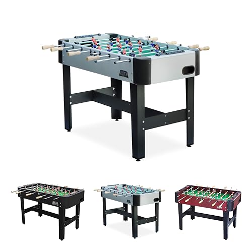 KICK Conquest 48" Foosball Table – Compact Indoor Game Table - color: Gray