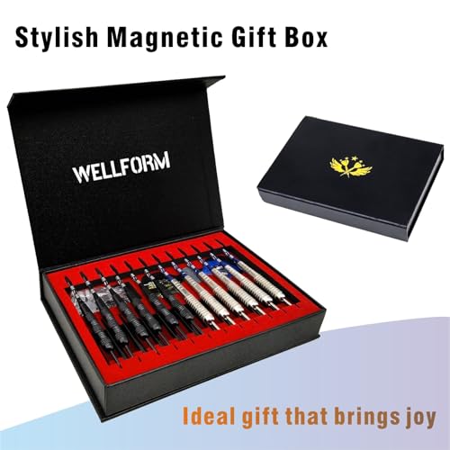 Darts Metal Tip Set, 12 Pack 22 Grams Steel Tip Darts Set-Professional Metal Darts for Dartboard, with Non-Slip Iron Barrel, Aluminum Shafts, Extra Flights, Dart Sharpener & Wrench, Gift Box