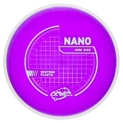 MVP Disc Sports Nano Disc Golf Mini Marker (Pick Your Favorite Plastic!) - style: Neutron