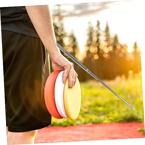 Portable Disc Golf Retriever Stick for Disc Golf Accessories Metal Retriever Rod Easy to Use Carry